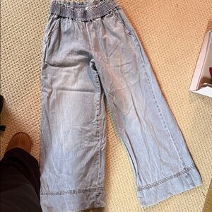 Kensie Light Blue Wide-Leg Jeans